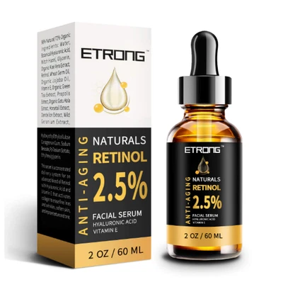 MARKENLOS Retinol-Serum Hochdosiert – 2,5% Retinol mit Liposomen-Transportsystem und Vitam
