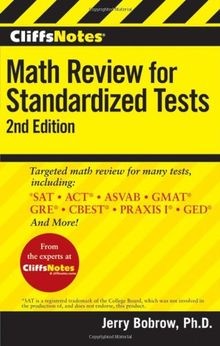 CliffsNotes Math Review for Standardized Tests (Cliffs T... | Buch | Zustand gut