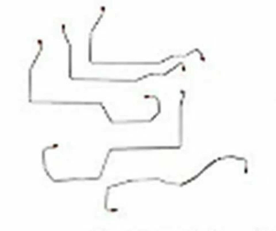 Kit completo de línea de freno y combustible para Buick LeSabre 1997-1999-CBF0010SS Foto 3 de 4