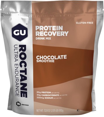 GU ROCTANE Protein Recovery Drink Mix, 930 g Beutel, Chocolate Smoothie