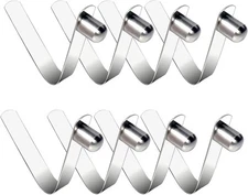 HZMM 8 Pcs Kayak Paddle Spring Snap Clips, Tent Pole largge, 8mm 