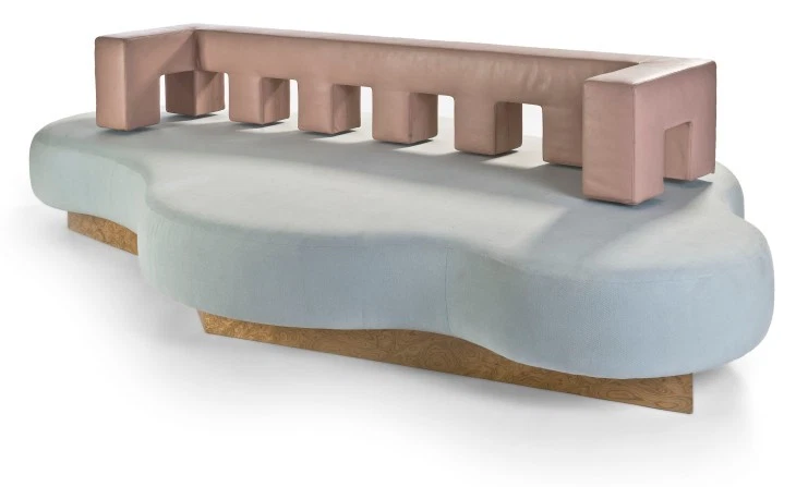 Unique, sofa Aldo Cibic for Memphis Milano from 1985 group around Ettore Sottsass
Opens in a new win
