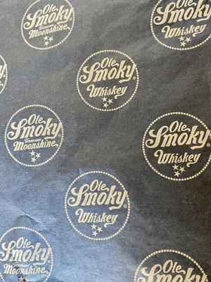 Ole Smoky Tennessee Moonshine Whiskey Promo Gift Tissue Paper (10 Sheets)