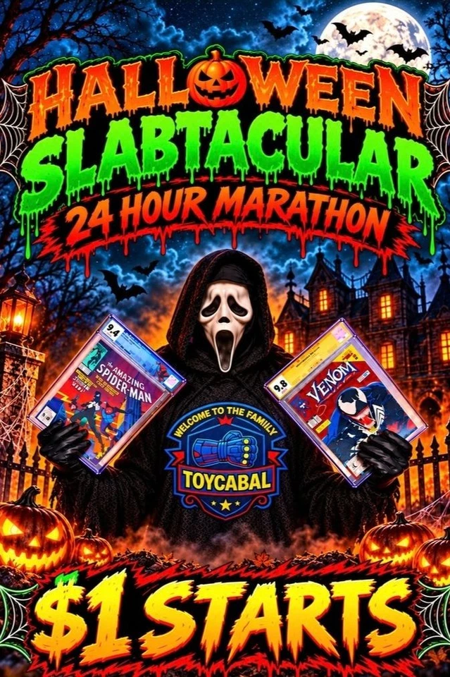 24 HRS OF SCARY LOW PRICES $1 START CGC MARATHON FREE SHIPPING 9.8 9.9 10