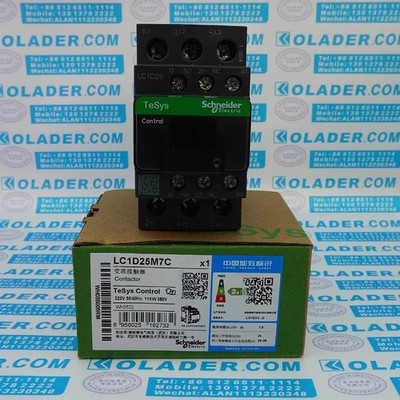1Pcs New contactor LC1D25M7C 25A AC220V
