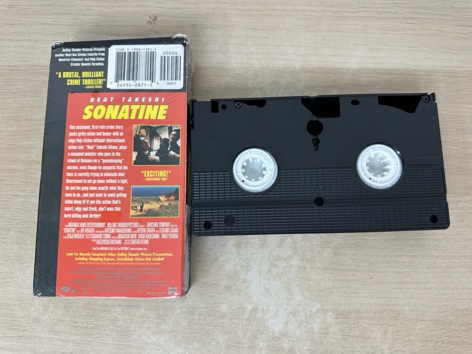 SONATINE (1993): Beat Takeshi Kitano Film - Quentin Taratino Rolling Thunder VHS - Image 2 of 4