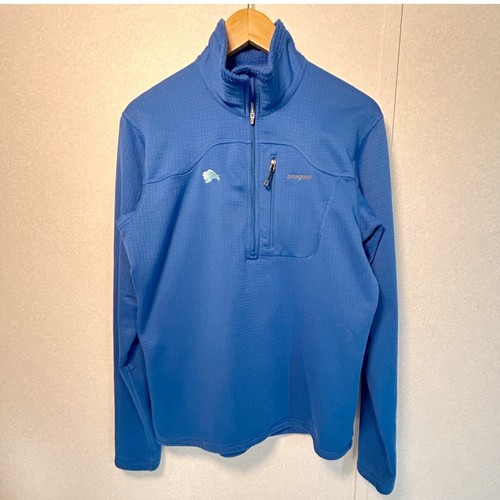 pull homme patagonia moyen polartec bleu régulateur quartzip polaire - Photo 1/7