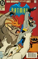 The Batman Adventures #21 Newsstand Cover (1992-1995) DC Comics