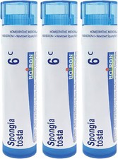 Worldwide 2 X Boiron Spongia Tosta 6C Homeopathic Medicine For Croupy Cough --