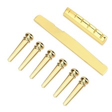 6 Saiten Folk Guitar Brass Bridge Sattel und ...