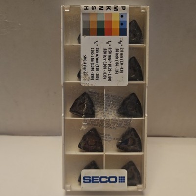 Seco Turning Insert: WNMG433W-M3 TP1500 Carbide 10 NEW INSERTS LOT 585
