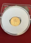 1/10 oz Gold American Eagle Coin $5 2005 In A Hard Plastic Case