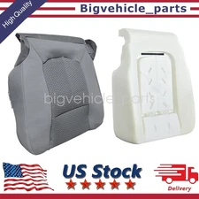 Driver Bottom Cloth Seat Cover Gray & Foam Cushion For 2011-2016 Ford F250 F350