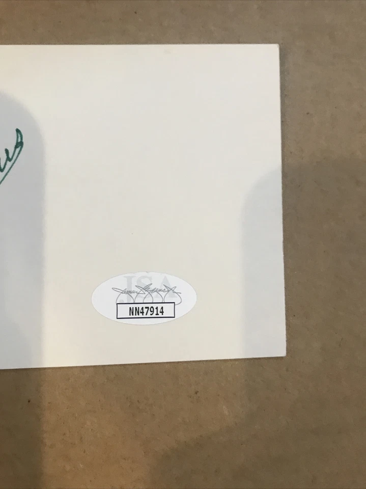 Bob Davies NBA ROCHESTER ROYALS SIGNED 3x5 Index Card JSA CERTIFIED AUTOGRAPH - Image 3 of 4