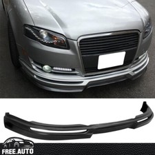 Fits 06-08 Audi A4 Front Bumper Lip Spoiler Splitter Euro A Style Unpainted Pu
