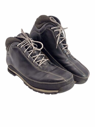 Timberland Hiking Boots Lace-up Mens 13M Black Le… - image 1