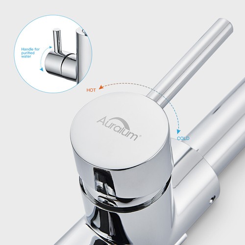 3 Wege Küchenarmatur Wasserhahn mit Osmoseanlage Wasserfilter Trinkwasserhahn - Bild 5 von 11