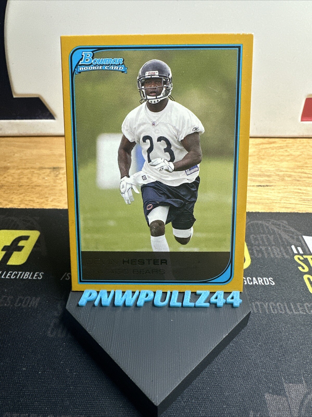 2006 Bowman Devin Hester Rookie RC Gold #161 Chicago Bears