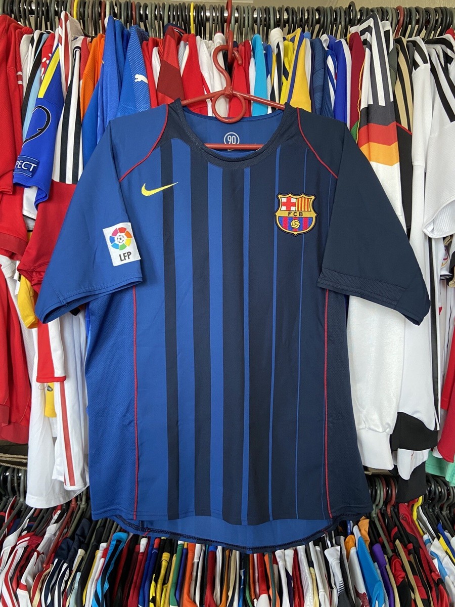 バルセロナ 2004-2005 アウェイユニフォーム BARCELONA 2004 2005 AWAY FOOTBALL SHIRT SOCCER JERSEY NIKE