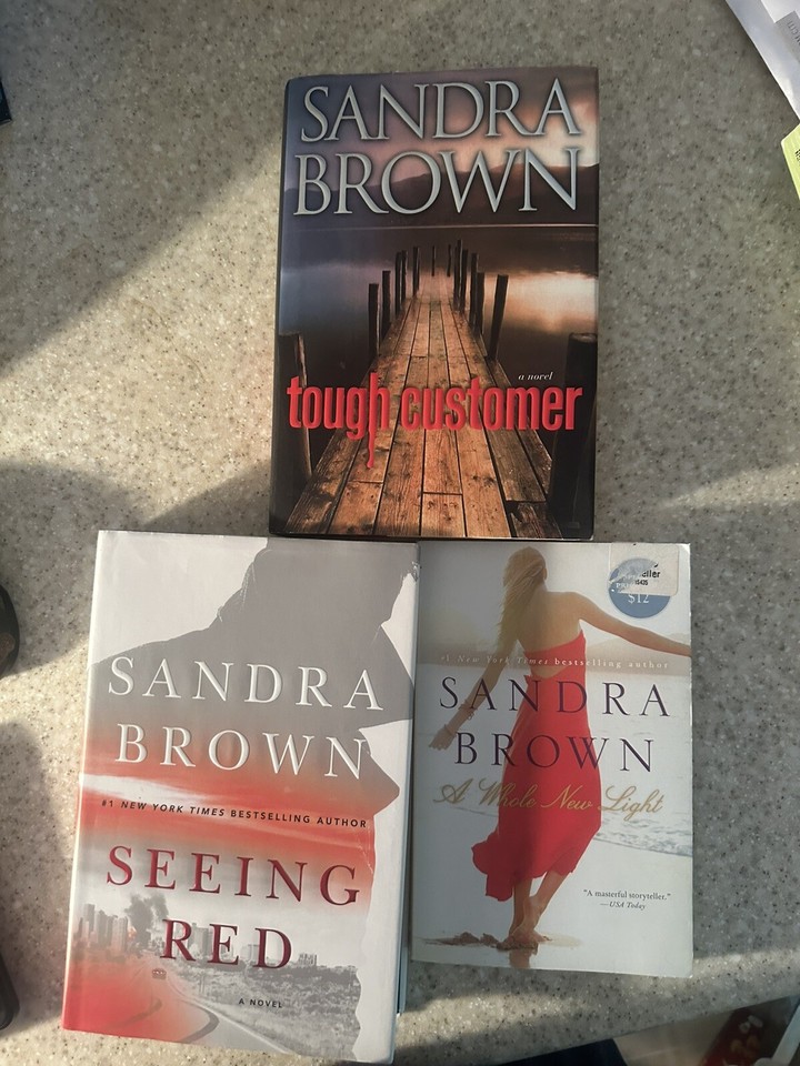Sandra Brown, Mixed Book Lot of 15 Romance & Suspense, Best Kept