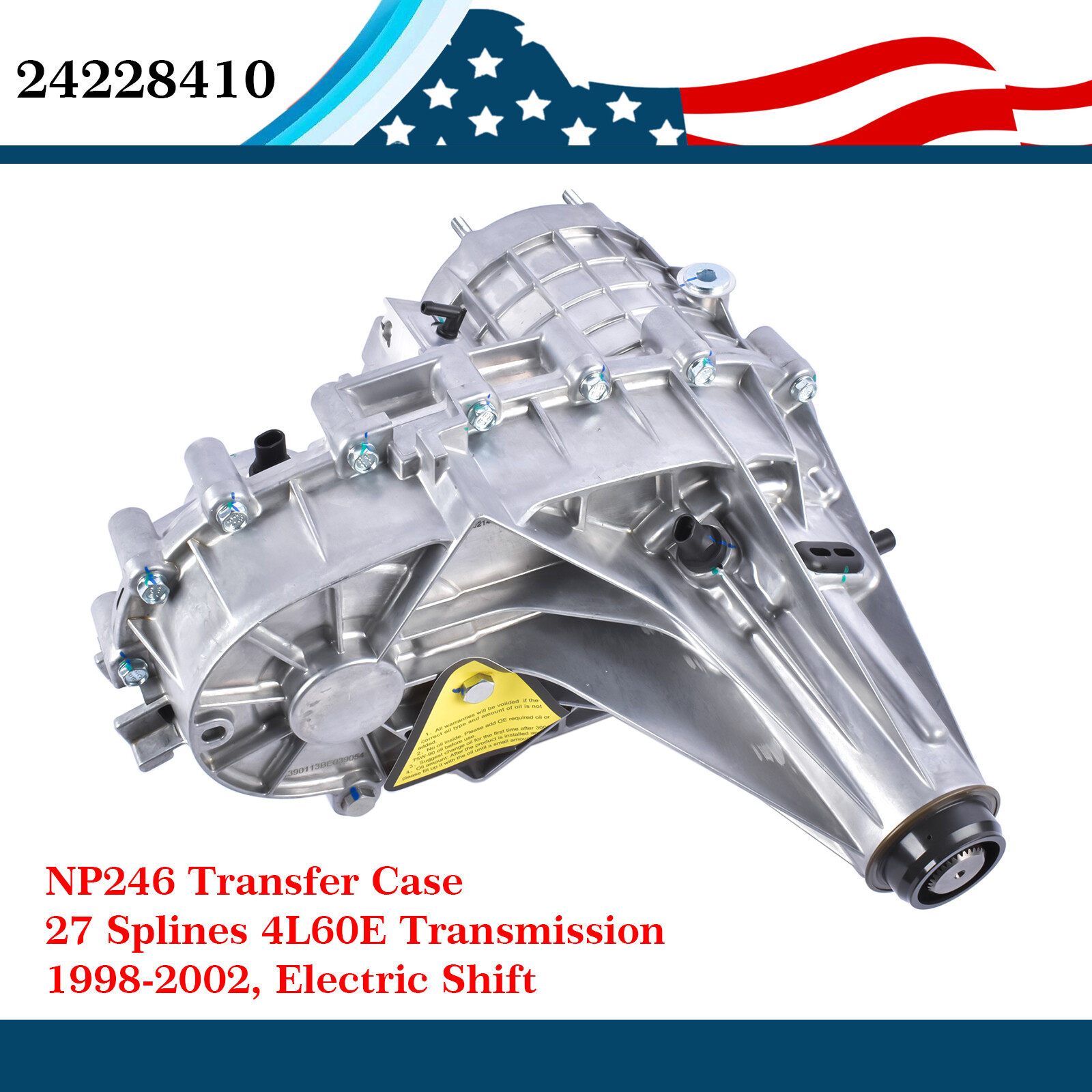 NP246 Transfer Case 27 Spline 4L60E for 98-02 GMC K1500 Suburban Yukon XL 1500