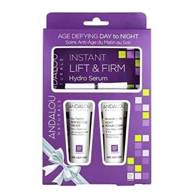 Andalou Naturals, Age Defying Day To Night, 3 Piece Kit