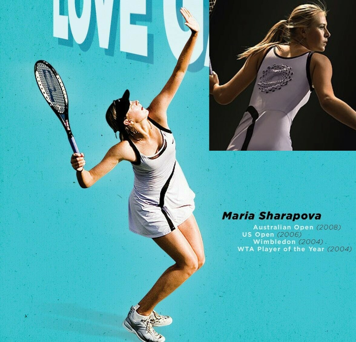 Nwt NIKE Maria Sharapova Active tennis Dress w/ Bra S Small M