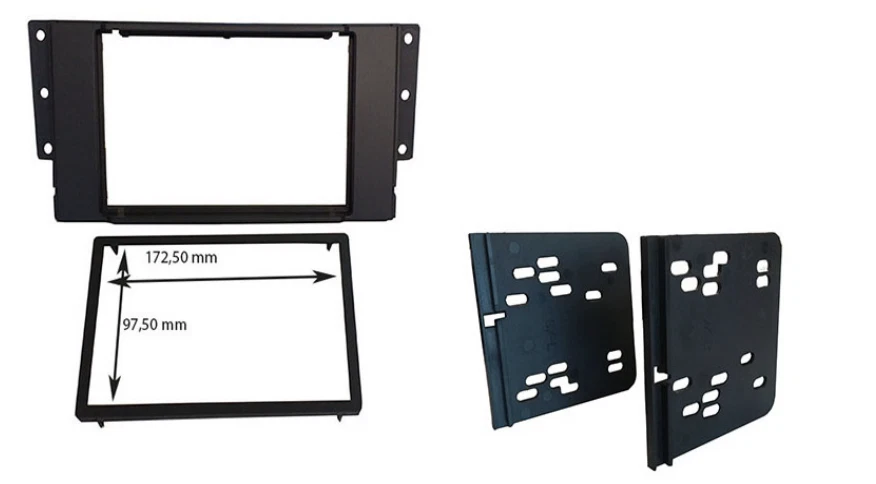 Mascherine autoradio da auto Freelander dimensioni 2 DIN per Land Rover | Acquisti Online su