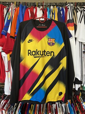 BARCELONA 2020 2021 CHAMPIONS LEAGUE GOALKEEPER SHIRT JERSEY NIKE