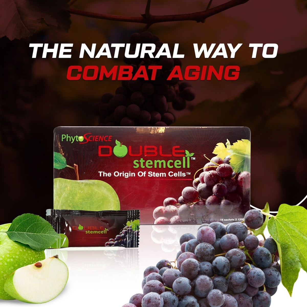 50 Free 1 Pack] Phytoscience Double Stem Cell Anti Aging Exp2028