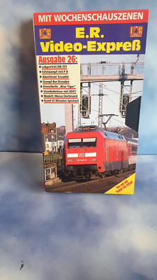 E.R.  Video - Expreß  Ausgabe   26     VHS Video  Eisenbahn