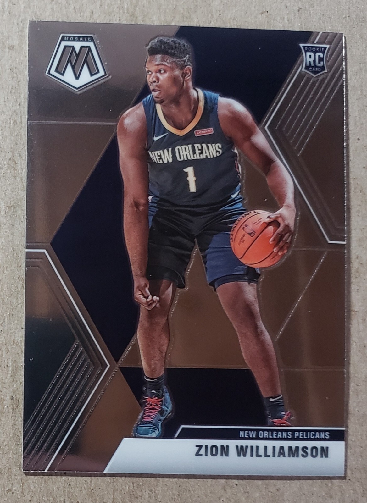 2019-20 Panini Mosaic Zion Williamson RC #209 New Orleans Pelicans Rookie