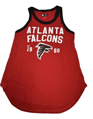 NFL Team Apparel Womens Atlanta Falcons 1966 Football Tank Top Shirt New  Small