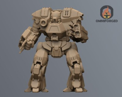 #ad #ad Kodiak Prime Mini MWO Mech Miniature Compatible with Battletech $6.49