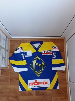  EHC St. Moritz SWITZERLAND SUISSE HOCKEY SHIRT JERSEY VINTAGE RARE SIZE M