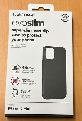 Tech 21 Evo Slim schwarz für iPhone 12 mini 5,4'' T21-8360