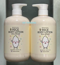 (2-Pk) BONNYHILL ~ Skin Radiance Enhancing RICE BODY LOTION Made in Korea 1000ml