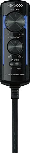 Kenwood ‎KSC-SW11 Tune-Up Subwoofer System Black Wired Remote