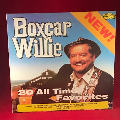 BOXCAR WILLIE 20 All Time Favorites 1983 US Vinyl LP record best of