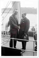 WWI Flying Aces Eddie Rickenbacker And Billy Bishop Silver Halide Photo