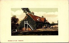 Stable Mt Vernon Antique Divided Back Postcard