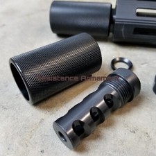 .223 5.56 1/2-28 Muzzle Brake Compensator Competition Comp 2 Piece Crush Washer