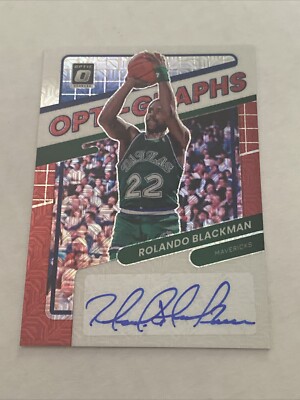 2021-22 Donruss Optic Rolando Blackman Opti-Graphs Choice Prizm Auto #OG-RBL