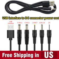 USB TO DC 2.0/2.5X0.7/3.5X1.35/5.5X2.5/5.5X2....