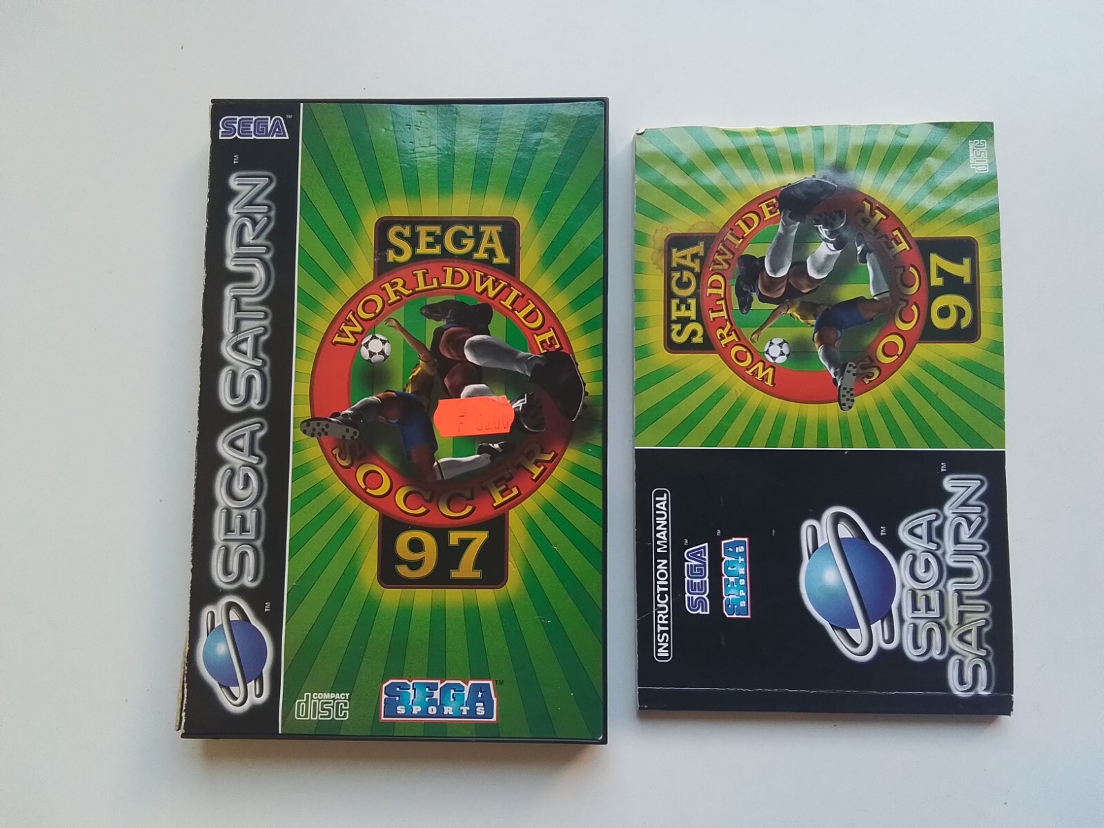 SEGA WorldWide Soccer 97 Complet sur SEGA Saturn !!!!
