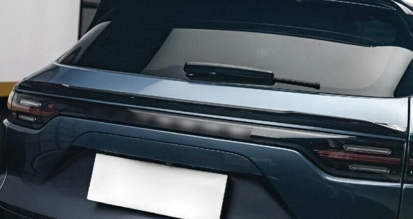 DRY CARBON FIBER Rear Trunk Spoiler Wing For Porsche Cayenne 9Y0 MSY 18-22 - Image 2 of 4