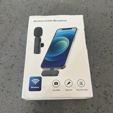 Wireless Lavalier Microphone Mic For iPhone iPad Vlog w/ warranty Free Shipping