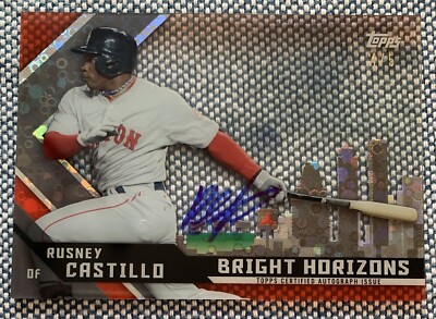 Rusney CASTILLO 2015 Topps High Tek Bright Horizons Rookie RC AUTO #BH-RC 4/5