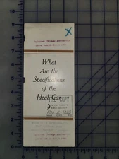 1921 Elcar Brochure Folder Original