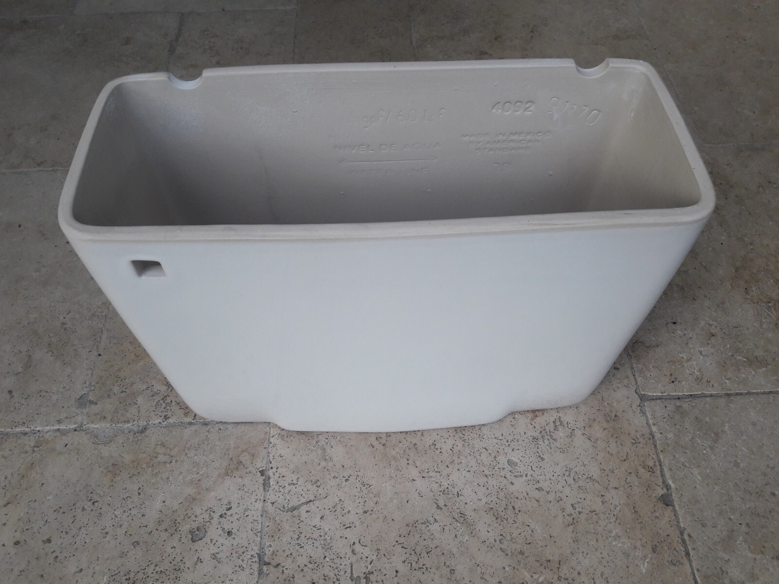 4092 AMERICAN STANDARD TOILET TANK 4092 WHITE (CRACK) eBay